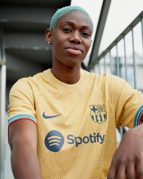 FC Barcelona Dětské Fotbalové Dresy Komplet 2022-23 F. De Jong 21 Venkovní